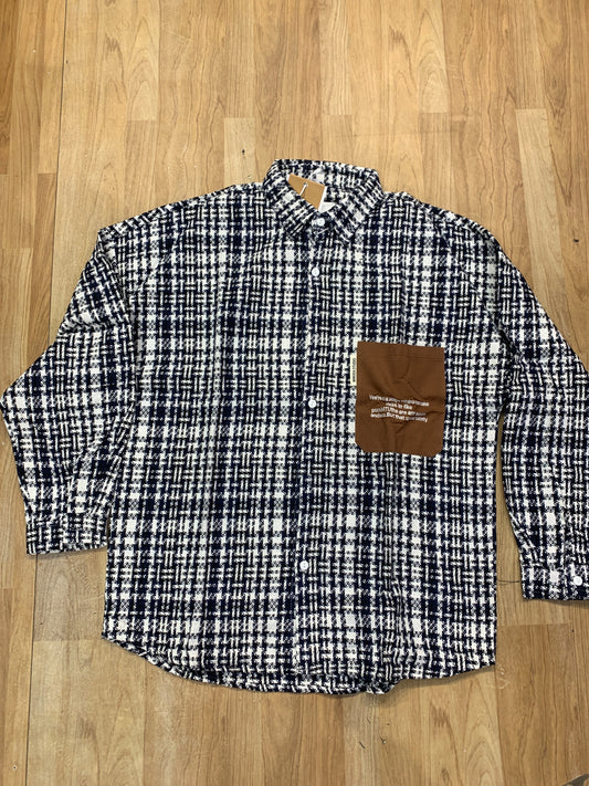 Important Shecket  White Blue 2399