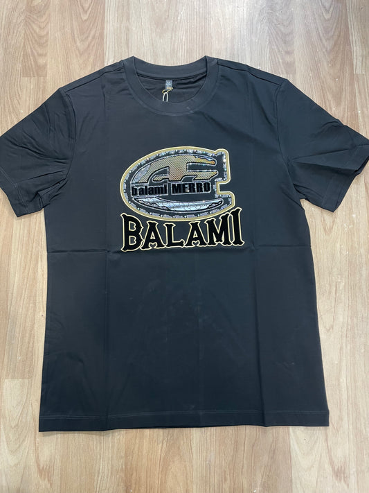 Lvzz Black Colour Balami Print Imported Round Neck T-Shirt 68371