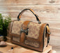 AOC Brown Colour With Aoc Print Crossbody Side Sling Ladies bag 0860