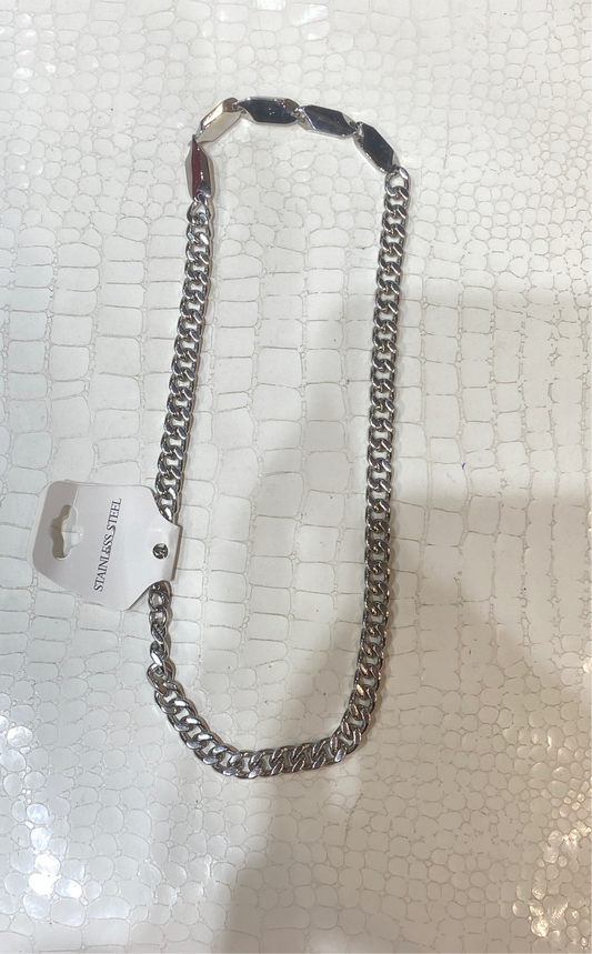 Imported Stainless Steel Silver/Golden Colour Neckchain 988438