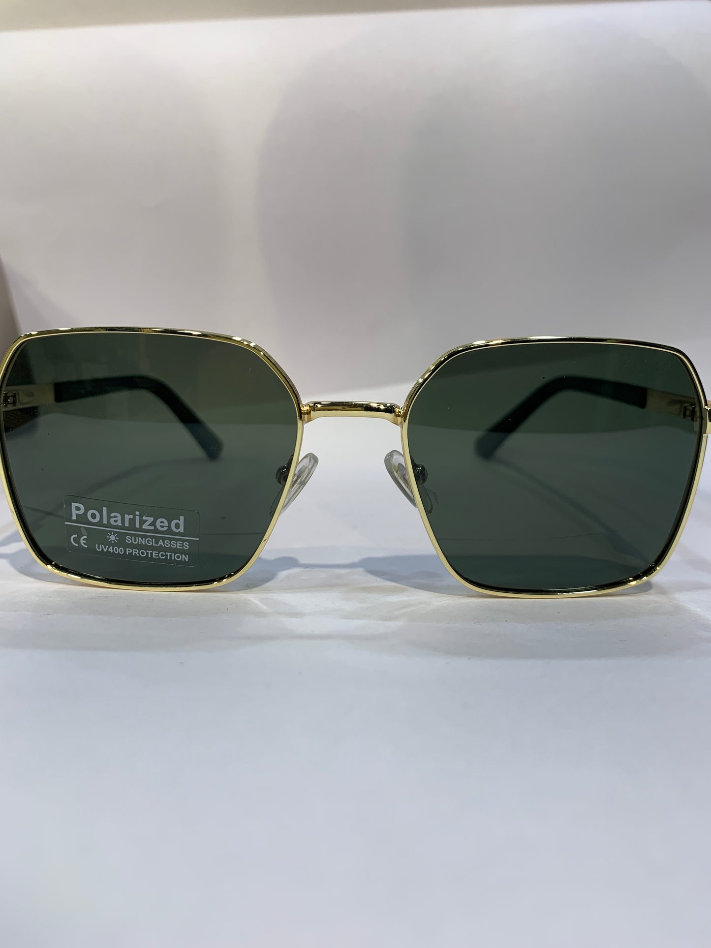 CUG Golden Frame Green Black stick Green Shade Unisex Sunglasse  CF58439 54 16 145 C5