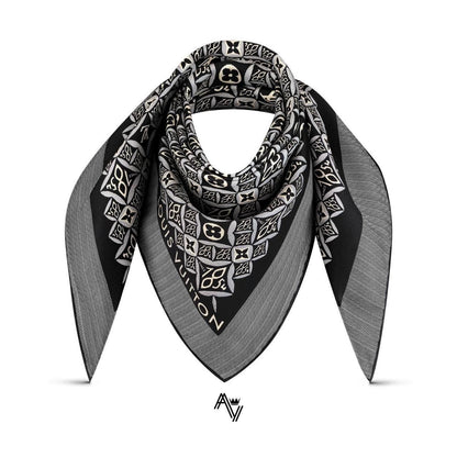 UOL LOU VL Print Silk Fabric Premium Quality Imported Unisex Stole Scarf 990651