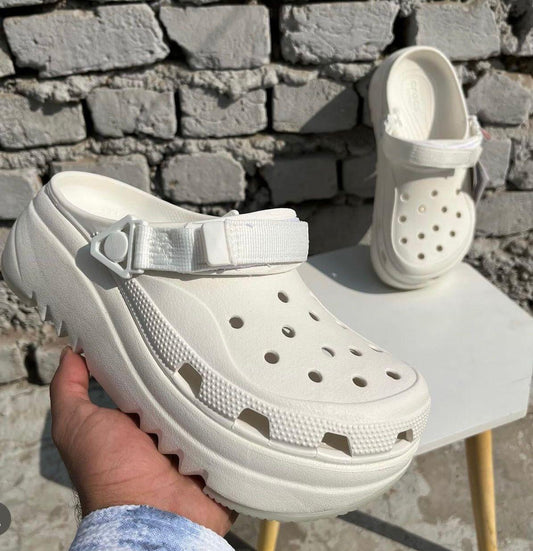 Cro Orc Hiker White Colour Unisex Clogs 989262
