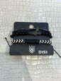 Imported Leather Bracelet 3 Set 988456