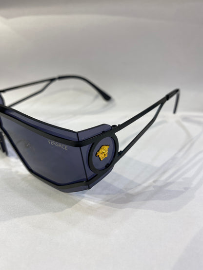 REV Black Frame Black Shade Unisex Sunglass VE4291/S 52 16 142