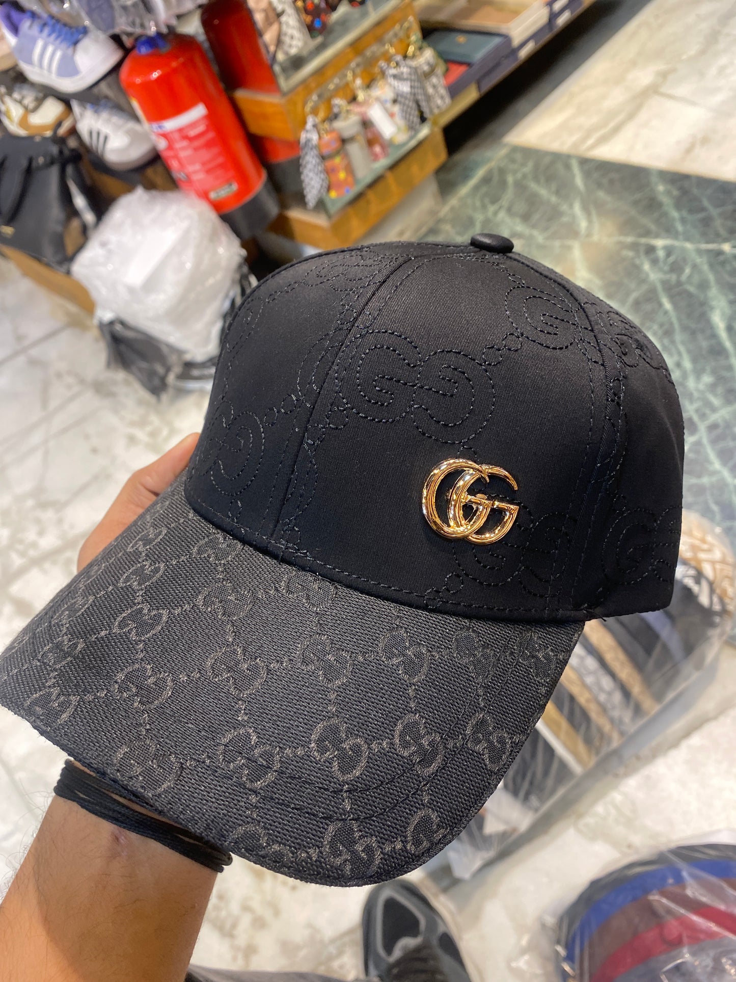 CUG GUC Gold Buckle Imported Unisex Cap 988563