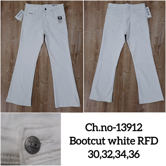 EID DIE White Colour Premium Quality Boot Cut Men’s Jeans KFN6011