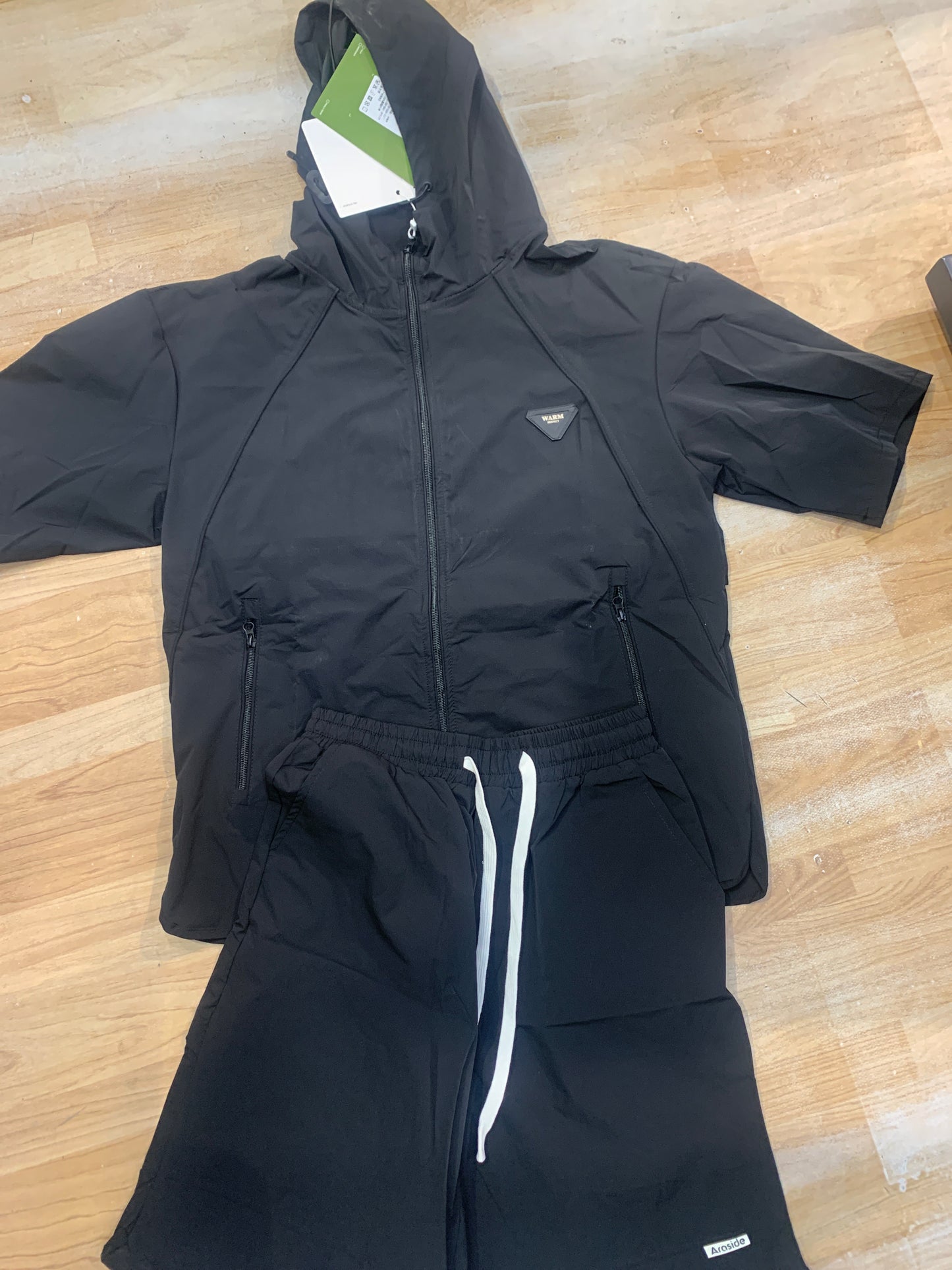 Coord set Wind Cheater Black 5609