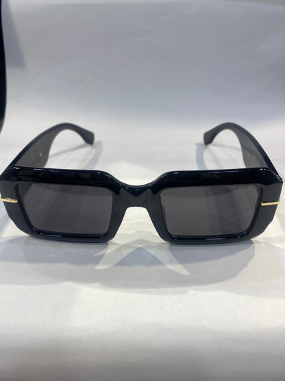 NEF Black Frame Black Shade Unisex Branded Sunglasses Sun 006