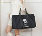 Kar Rak Black Colour Print Duffle Bag 989569