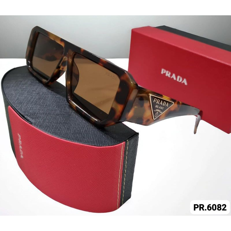 ARP Leopard Frame Brown Shade Sunglass 6082 57 12-145