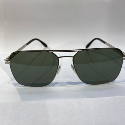 ARP Silver Frame Green Shade Unisex Branded Sunglasses 016 55 15 140