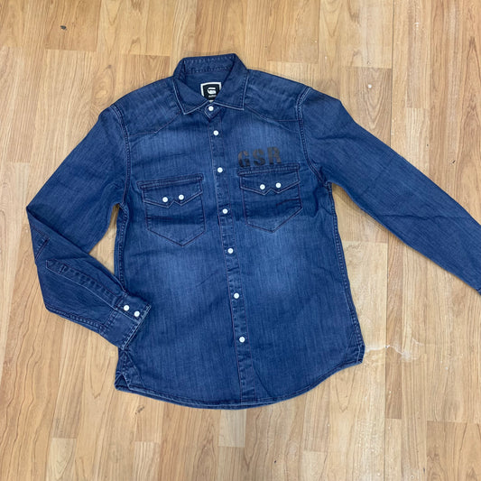 WAR RAW Blue Denim Shirt 80840
