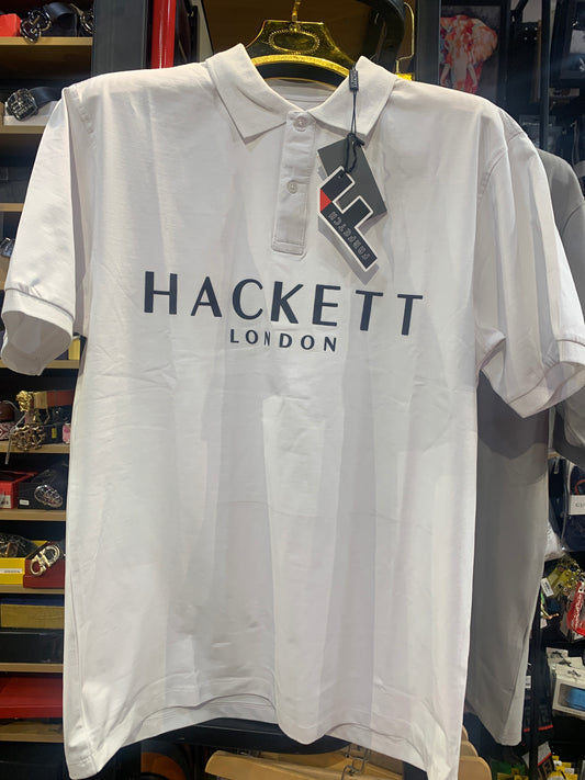 CAH HAC White Colour Premium Quality Collar Half Sleeves T-Shirt 988681