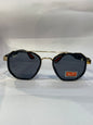 YAR RAY RB Golden Black Frame Black Shade Unisex Sunglass RB3675 54 18 140