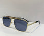 YAM Gold Frame Grey Shade Unisex Sunglasses 2A740 58 17 140