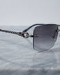 RAC CAR Black Stick Frameless Black Shade Unisex Sunglass T82200651 55 17 145
