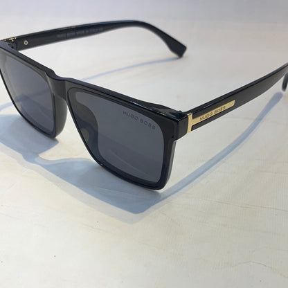 GUH Glossy Black Frame Black Shade Sunglasses 1350 53 15 145