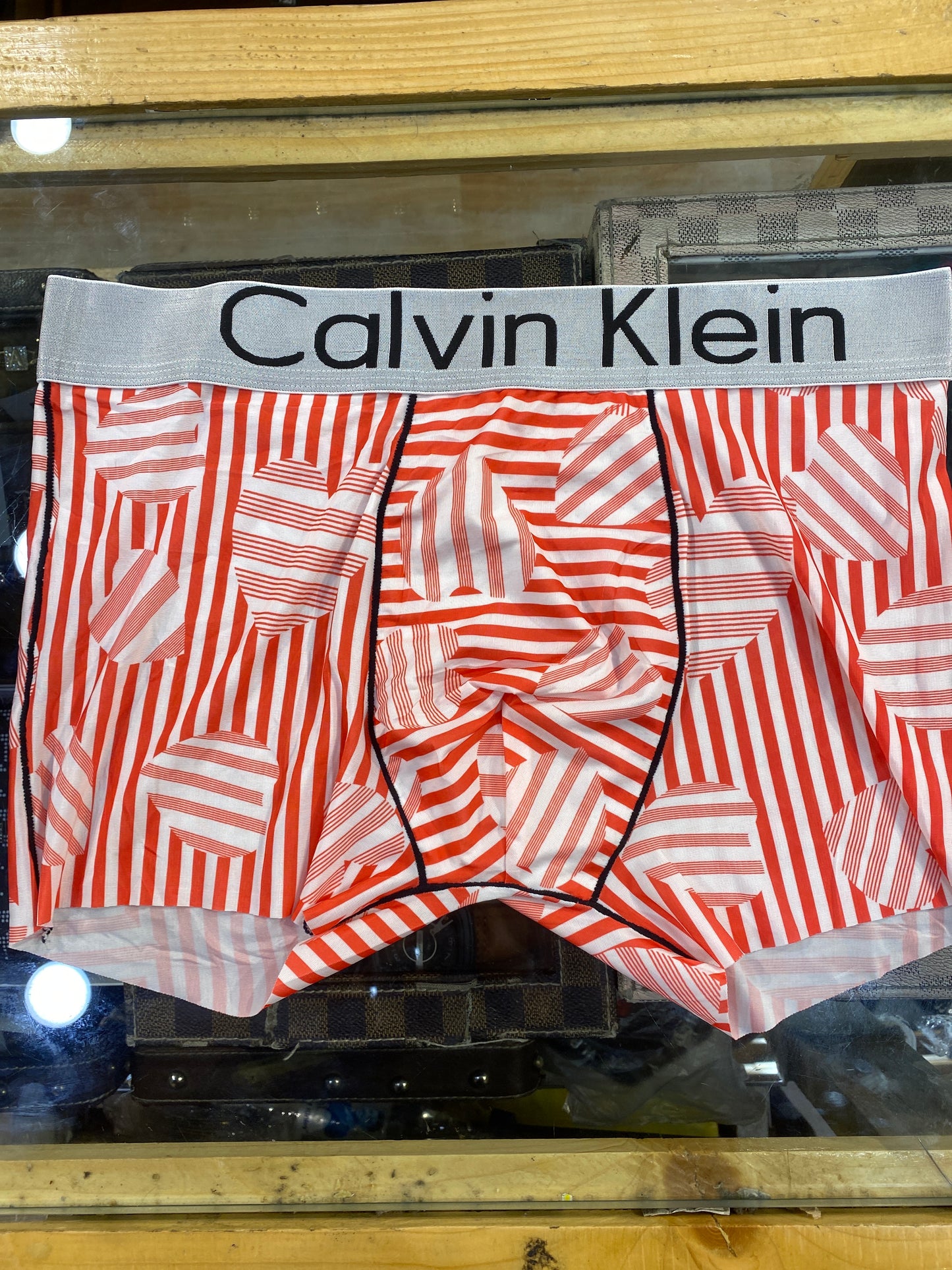 LAC CAL Red White Lining Premium Quality Imported Men’s Trunk 989252