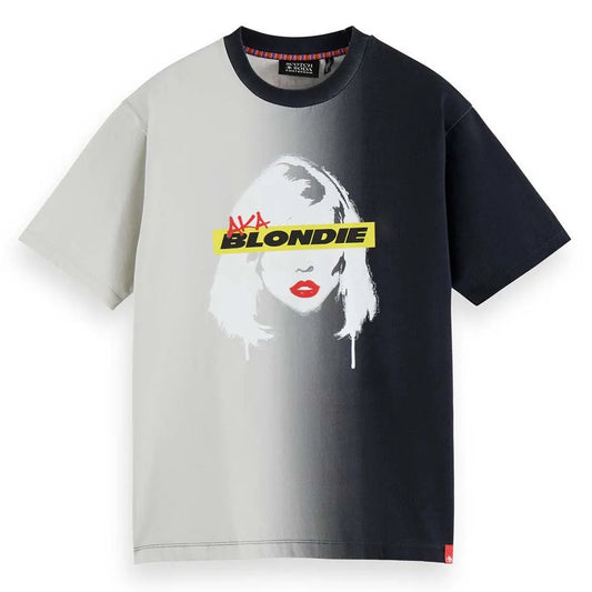 Scotch & Soda Ams Aka Blondie Black Grey Round Neck Tshirt 8719027