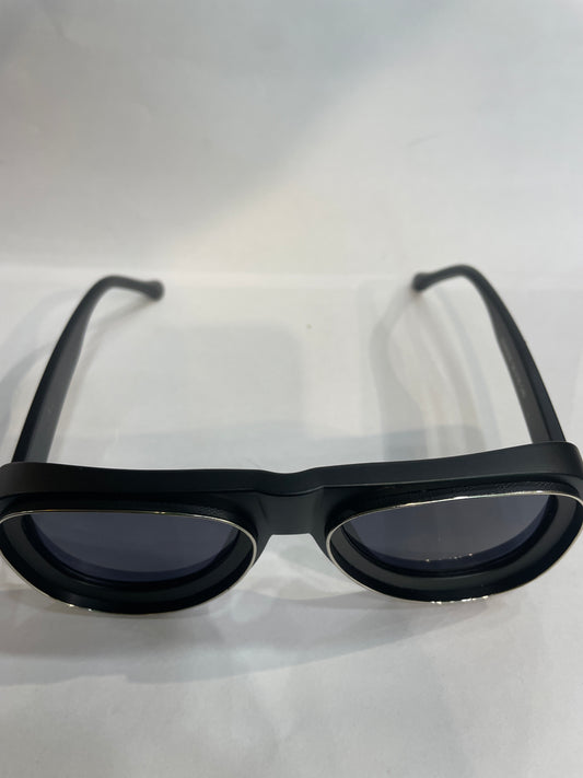 UOL VL Black Frame Black  Shade Unisex Premium Quality Sunglass ZS98206 56 18 145