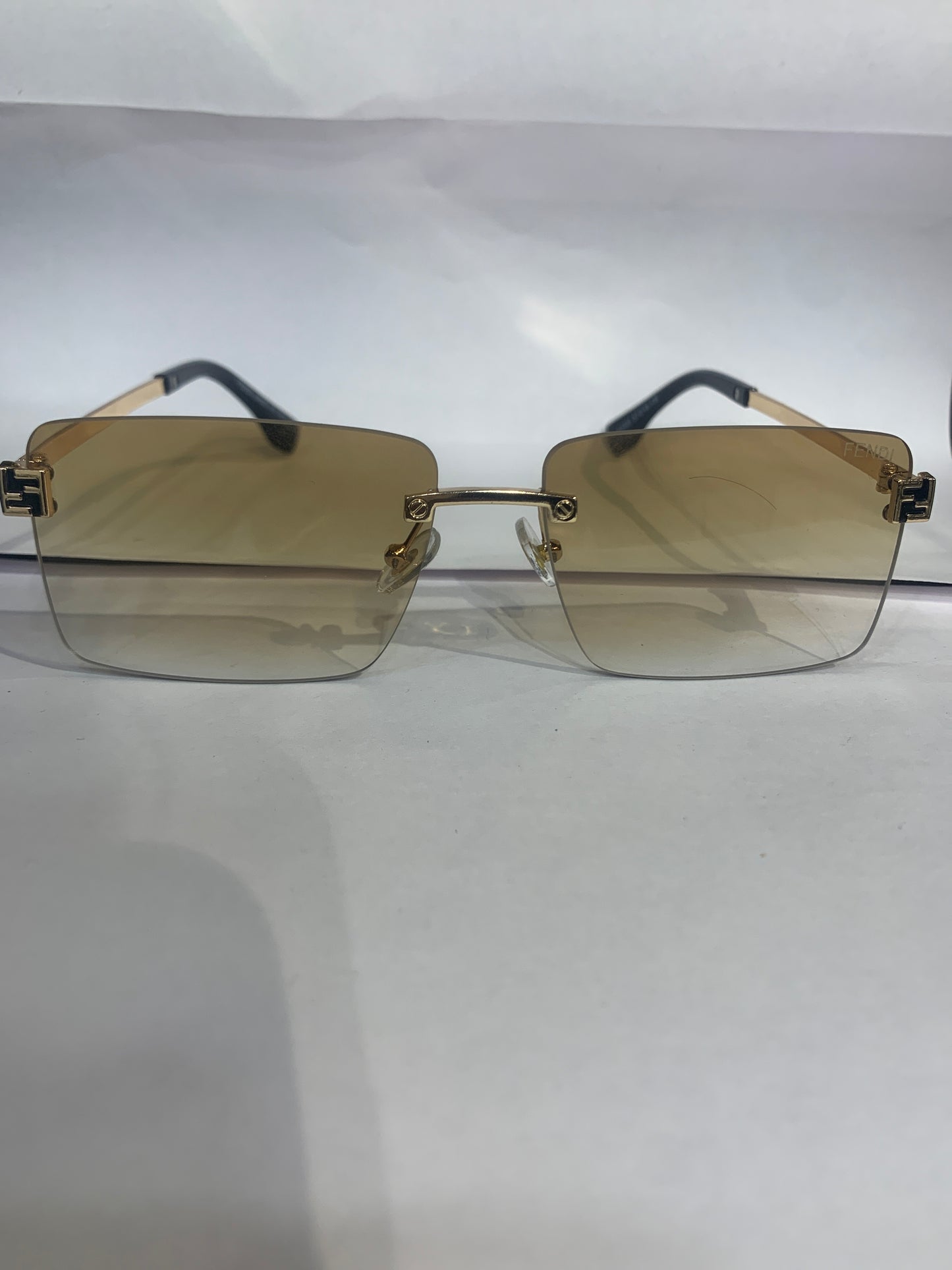 NEF Golden Stike Frame brown Shade Unisex Sunglasses 6A005 57 15 136
