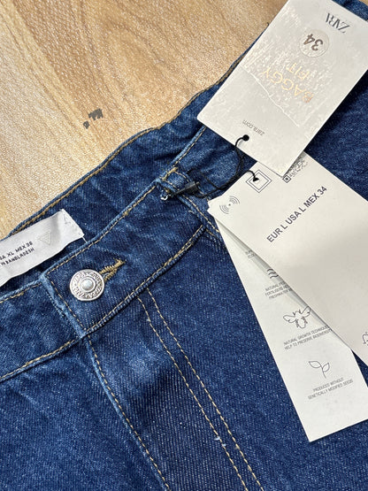 Raz Zar Blue Colour Baggy Fit Jeans 989343