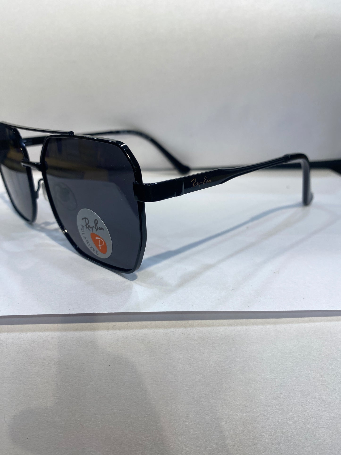 YAR RAY RB Black Frame Black Shade Unisex Sunglass 58421 58 16 145 C1
