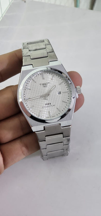 Sit Silver Chain White Dial Men Watch 901608