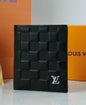 UOL Black Colour Check Style Book Shape Imported Men’s Wallet 990158