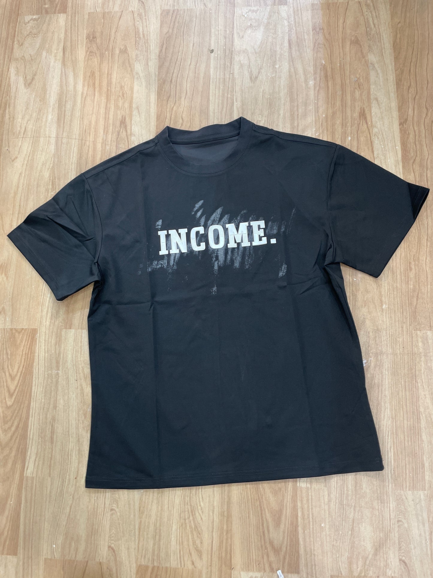 Nanquan 1988 Black Colour Income Print Premium Quality Round Neck T-Shirt YP6605