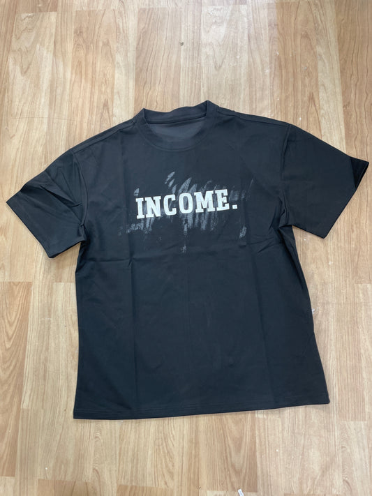 Nanquan 1988 Black Colour Income Print Premium Quality Round Neck T-Shirt YP6605