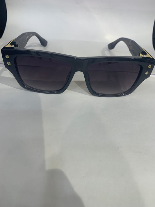 TID Dark Grey Frame Black Shade Unisex Sunglasses 3516 56 17 118