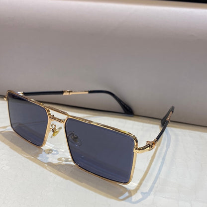 Yam Copper Frame Black Shade Unisex Sunglasses 22041 58 17 145