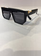 RAM Matte Black Frame Black Shade Unisex Sunglasses Sun044