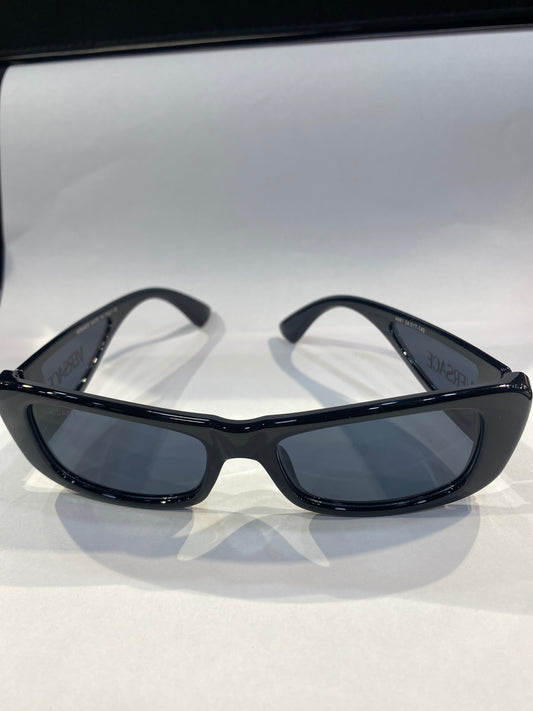 Rev Ver Black Frame Black  Shade Unisex Sunglass 44815417-140