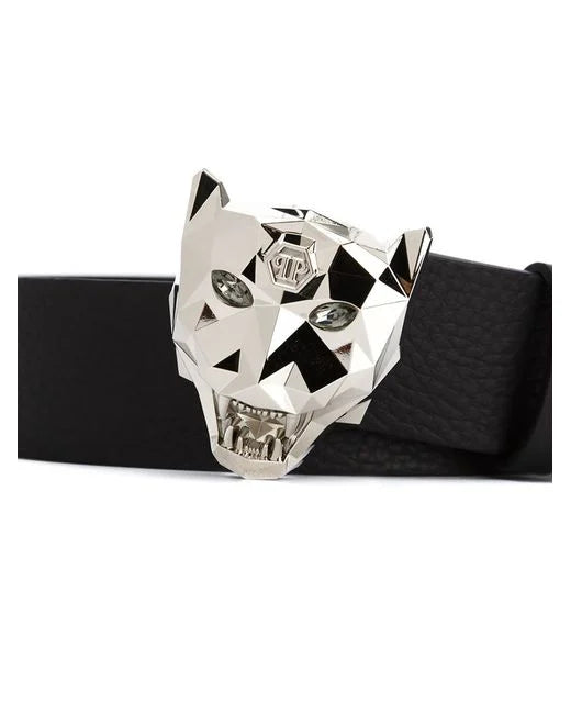 PP Black Belt Silver Buckle 987868