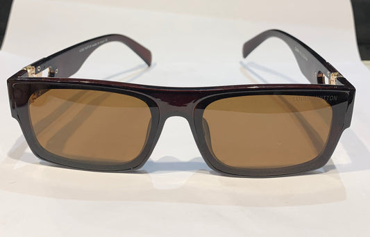 UOL Brown Frame Brown Shade Premium Quality Sunglass 22046 53 22-141