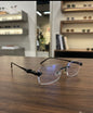 RAC CAR Black Stick Frameless Transparent Shade Unisex Sunglass M042 56 16 142