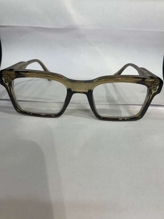 CAJ Smoke Green Frame trancy Shade Unisex Sunglasses SUN811