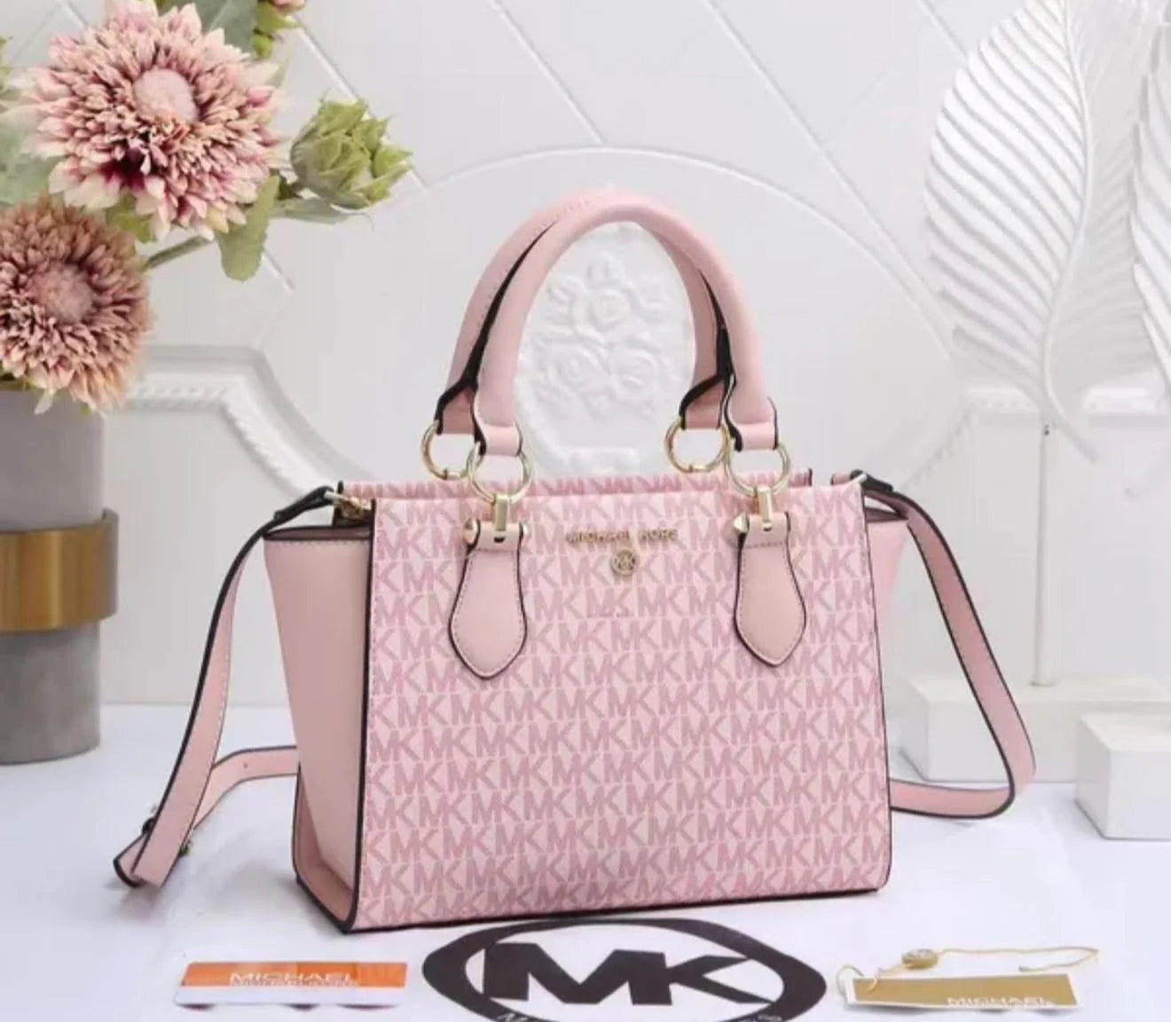 CIM MIC KM Print Multi Colour Premium Quality Mini Tote Style Ladies Hand Bag 1687
