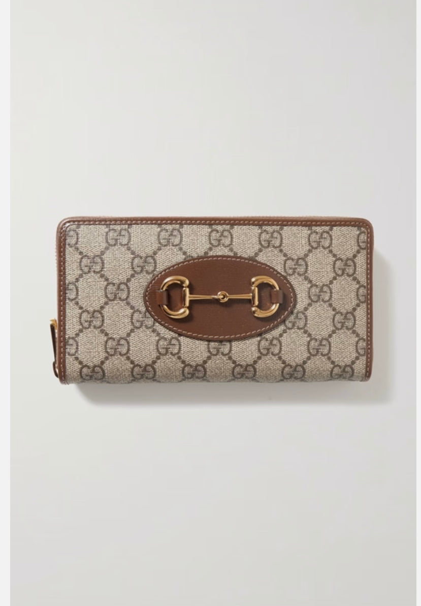 Cug Brown Colour Gg Logo Flap Ladies Clutch 60017146