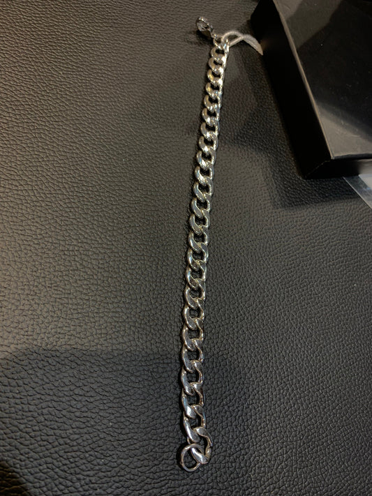 Silver Colour Unisex Chain Bracelet 987037