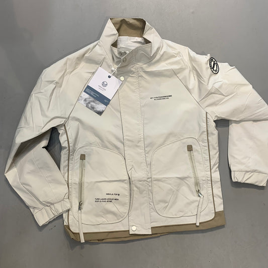 GF-11OUTDOOR Cream Colour Premium Quality Oversized Men’s Jacket 6815