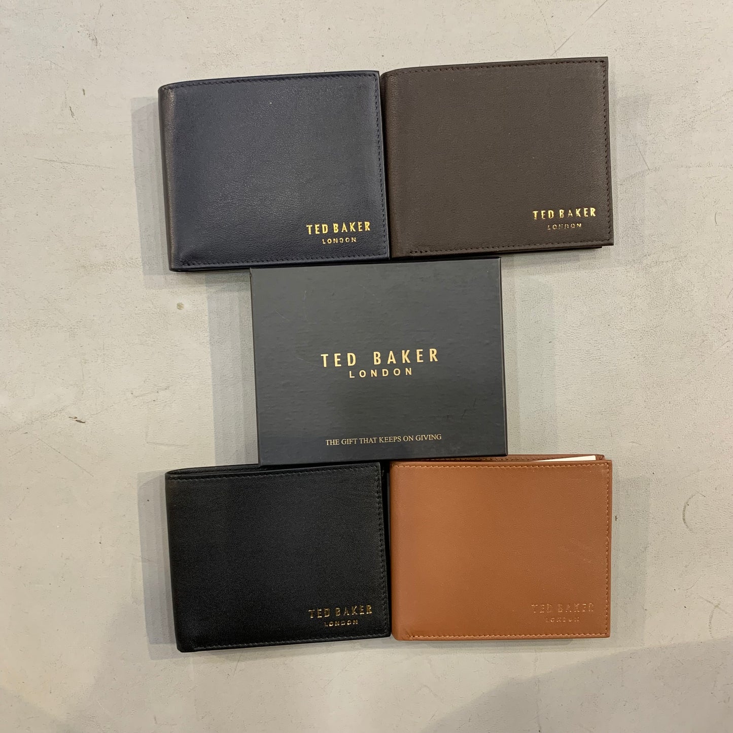 DET TED Genuine Leather Mens Wallet 989732
