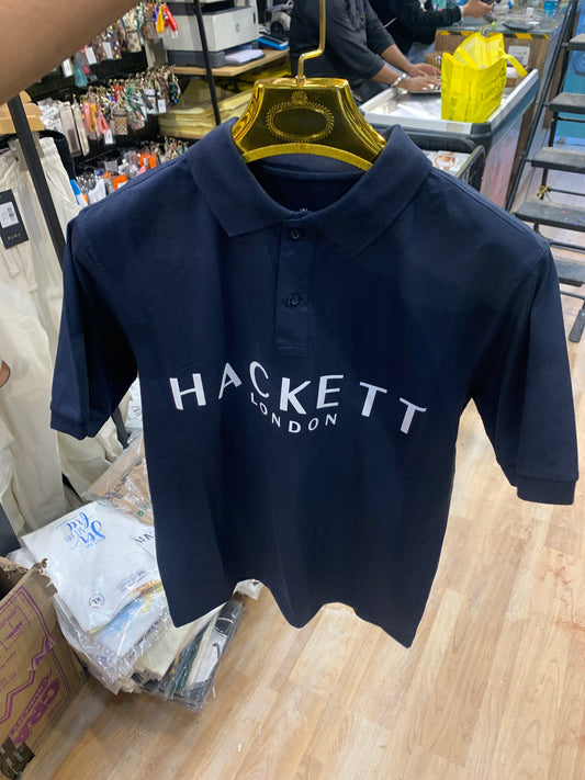CAH HAC Blue Colour Premium Quality Collar Half Sleeves T-Shirt 988685