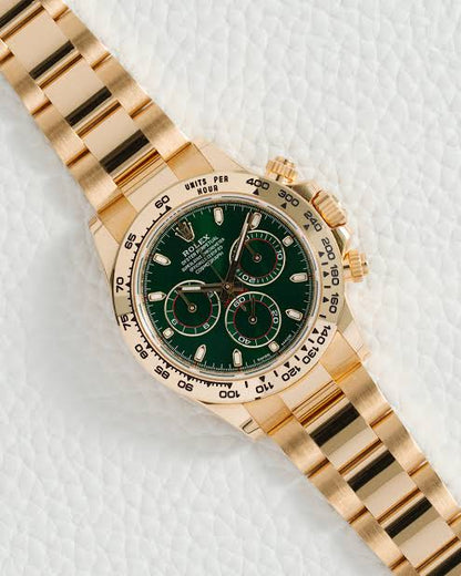 LOR ROL Golden Chain Green Dial Japanese Automatic Premium Men’s Watch 991450
