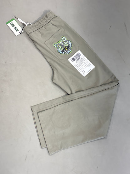 Nek Ken Pista Green  Colour Straight Fit Back Pocket Embroidery Cotton Fabric Lower 30811676