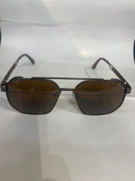 ARP Brown Stike Frame Brown Shade Unisex Sunglasses C382 58 18 140