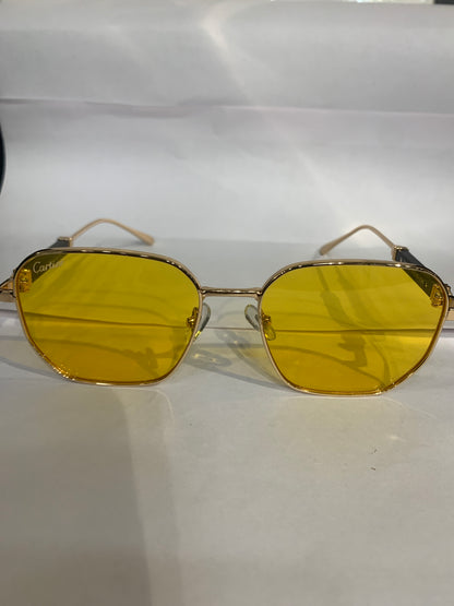 RAC Golden Stike Frame Orange Shade Unisex Sunglasses T09100 55 16 136